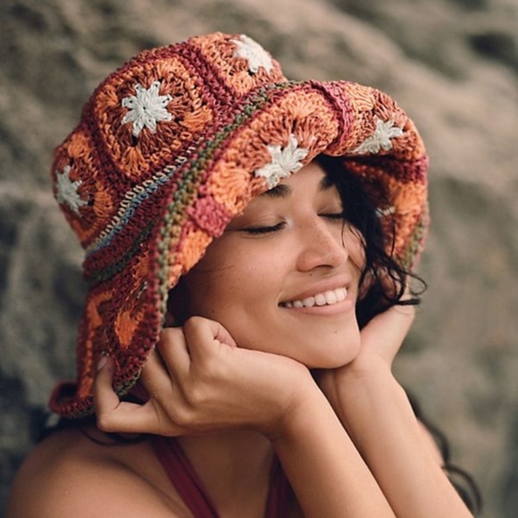 Anthropologie Accessories - NWT Anthropologie Willow Crochet Bucket Hat